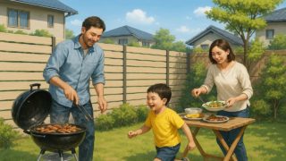 【下野市】目隠しフェンスの施工費用|失敗しやすいポイントと対策 下野市の住宅に施工された目隠しフェンスイメージ