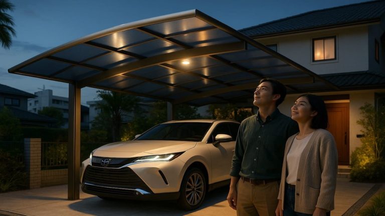 湘南でカーポートを施工した画像