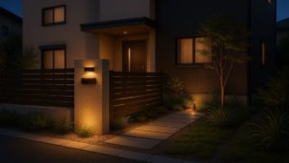 鈴鹿市の住宅に施工されたおしゃれで安い外構イメージ