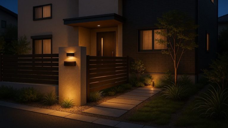 鈴鹿市の住宅に施工されたおしゃれで安い外構イメージ