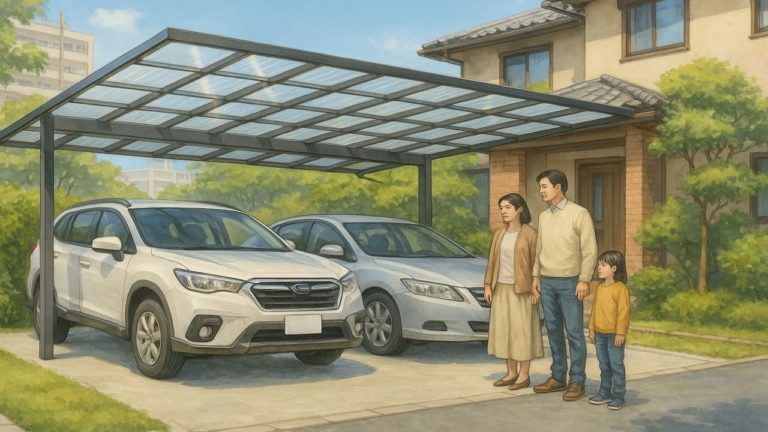 立川市でカーポートを施工した画像