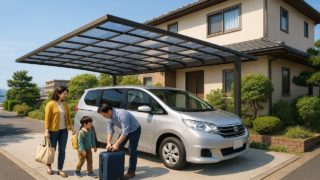 高松市でカーポートを施工した画像