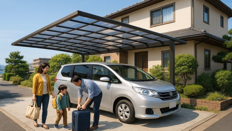 高松市でカーポートを施工した画像