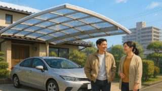 高岡市でカーポートを施工した画像