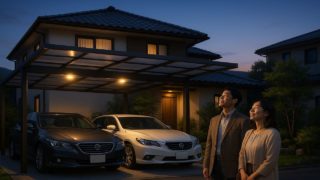 宝塚市でカーポートを施工した画像