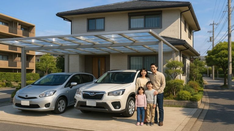 高槻市でカーポートを施工した画像