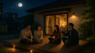 高槻市の住宅に施工されたウッドデッキイメージ