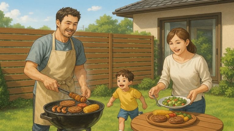 天童市の住宅に施工された目隠しフェンスイメージ