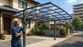 東京都でカーポートを施工した画像