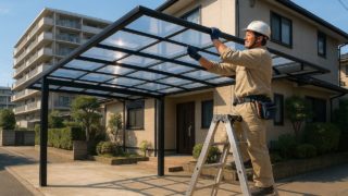 豊島区でカーポートを施工した画像