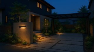 【津市】安いのにおしゃれな外構プランの組み合わせ術 津市の住宅に施工されたおしゃれで安い外構イメージ