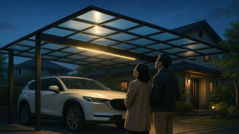 大和市でカーポートを施工した画像