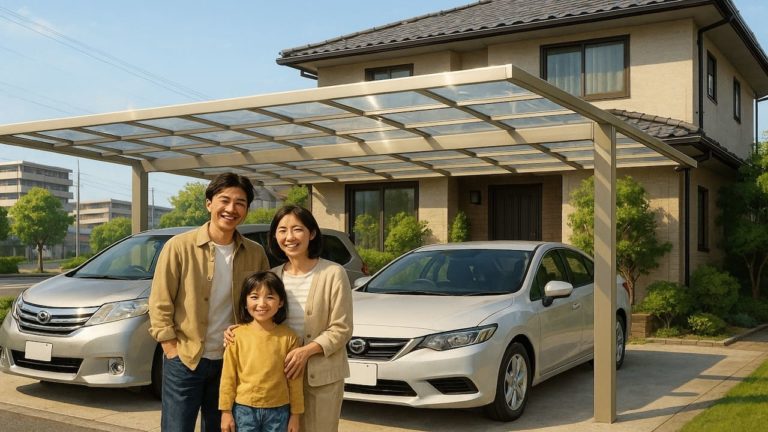 八尾市でカーポートを施工した画像