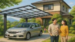【米子市】カーポートの費用相場|プロが選ぶおすすめタイプもあり 米子市でカーポートを施工した画像