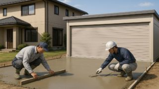 【富士見市】車庫ガレージの相場表|初心者でも分かる価格の決め方 富士見市の住宅に施工された車庫ガレージのイメージ