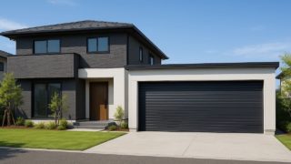 【飯塚市】車庫ガレージの費用を抑える設計|高さ・幅・奥行の考え方 飯塚市の住宅に施工された車庫ガレージのイメージ