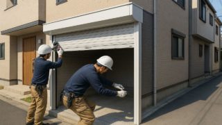 【板橋区】車庫ガレージの価格と業者チェック|費用以外で見るべき点 板橋区の住宅に施工された車庫ガレージのイメージ