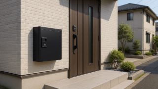 各務原市の戸建て外構に施工された宅配ボックスのイメージ