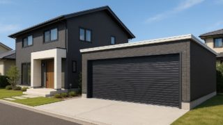 【春日部市】車庫ガレージの価格相場|満足・不満のリアルな口コミ 春日部市の住宅に施工された車庫ガレージのイメージ