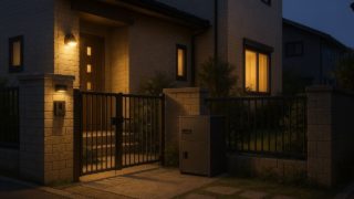 【葛飾区】宅配ボックスの費用相場|信頼できる業者の選び方 葛飾区の戸建て外構に施工された宅配ボックスのイメージ