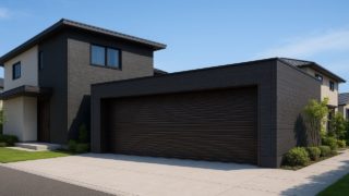 宮崎県の住宅に施工された車庫ガレージのイメージ