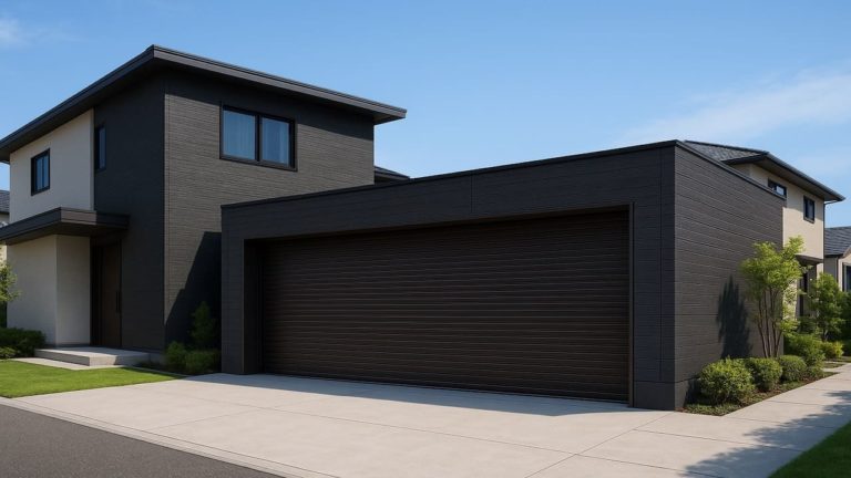 宮崎県の住宅に施工された車庫ガレージのイメージ