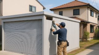 【武蔵野市】車庫ガレージの見積もり相場|利用者の口コミと注意点 武蔵野市の住宅に施工された車庫ガレージのイメージ