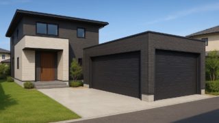 【日進市】車庫ガレージの工事相場|暮らしが変わった体験談 日進市の住宅に施工された車庫ガレージのイメージ