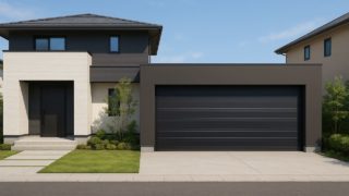 【埼玉県】車庫ガレージの費用を安くする|長持ちメンテの習慣 埼玉県の住宅に施工された車庫ガレージのイメージ