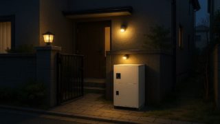 【世田谷区】宅配ボックスの予算ライン|引っ越し後に感じた効果 世田谷区の戸建て外構に施工された宅配ボックスのイメージ