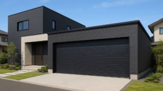 豊川市の住宅に施工された車庫ガレージのイメージ