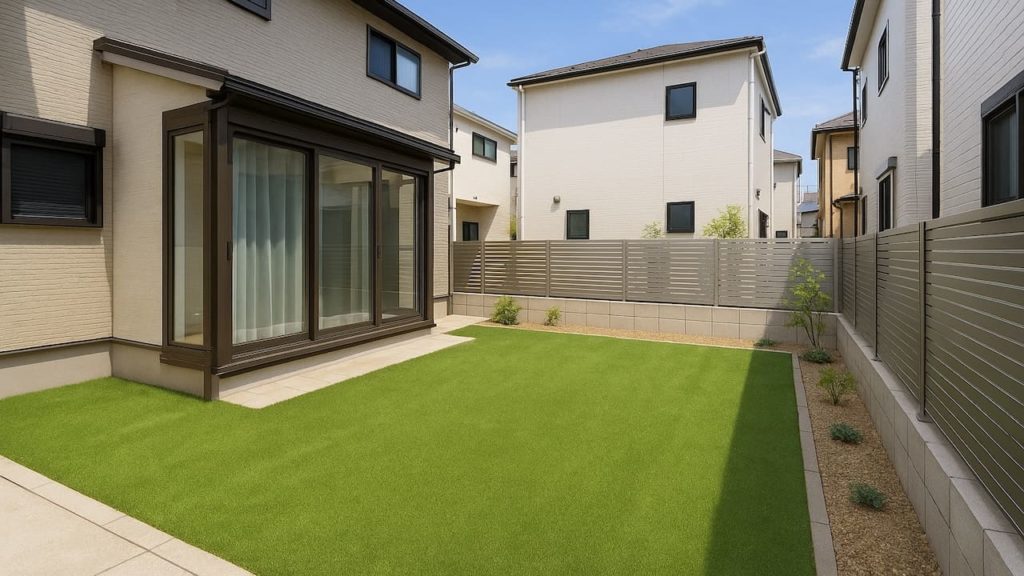 【昭島市】庭の人工芝の費用目安｜家族みんなが使いやすい配置5つ