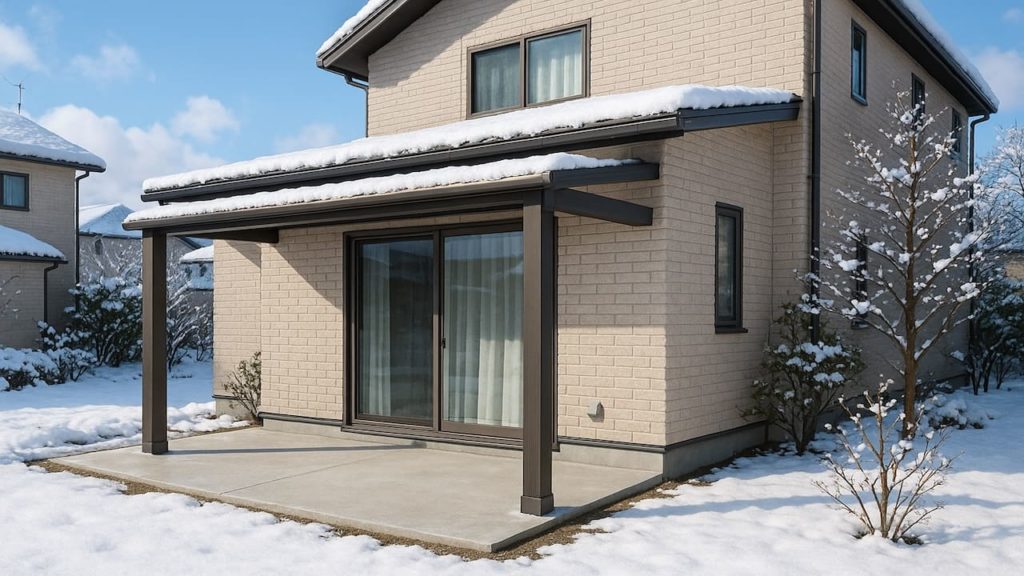 【青森県】テラス屋根の工事費用｜外観をスッキリ見せるデザインのコツ