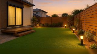 ふじみ野市の戸建て外構に施工された人工芝のイメージ