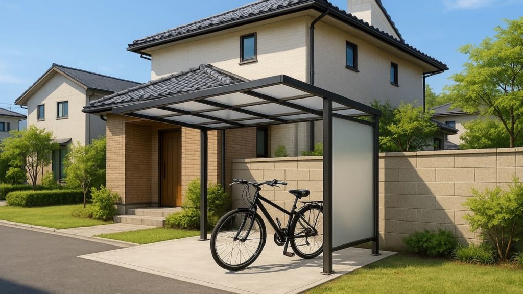 【広島県】サイクルポートの費用感｜勾配と高さで使いやすさが決まる
