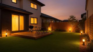 【伊勢崎市】人工芝の予算ライン|外構全体の中で考えるコツ5選 伊勢崎市の戸建て外構に施工された人工芝のイメージ