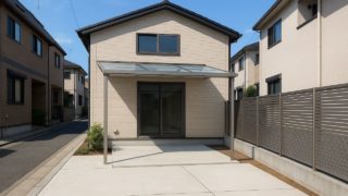 板橋区の戸建て外構に施工されたテラス屋根のイメージ