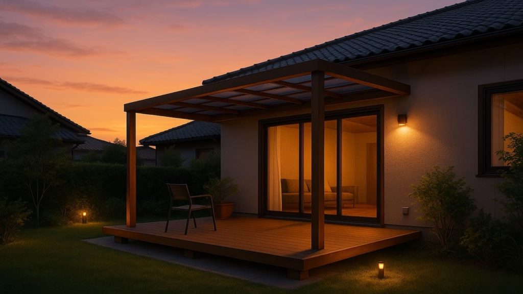 【出雲市】テラス屋根の工事相場｜初期費用とランニングコストのバランス
