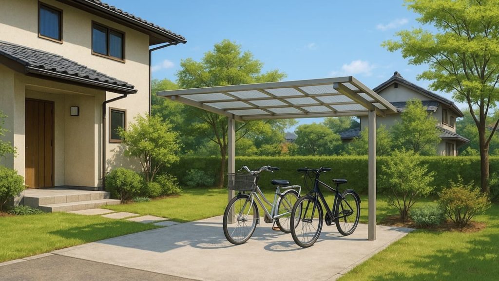 【唐津市】自転車置き場の費用比較｜物置・ゴミ置き場とまとめる方法