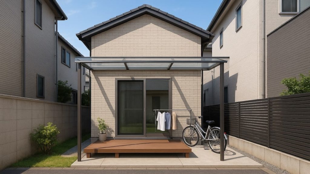 【武蔵野市】テラス屋根の本体＋施工費｜家事がラクになる5つのメリット