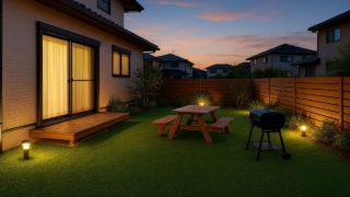 【新座市】人工芝 工事の価格相場|見積もりで損しないコツ5選 新座市の戸建て外構に施工された人工芝のイメージ