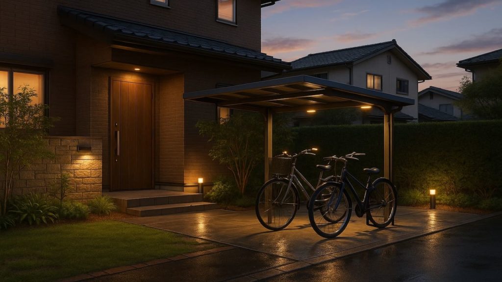 【小田原市】自転車置き場の価格相場｜雨・風よけを追加する目安