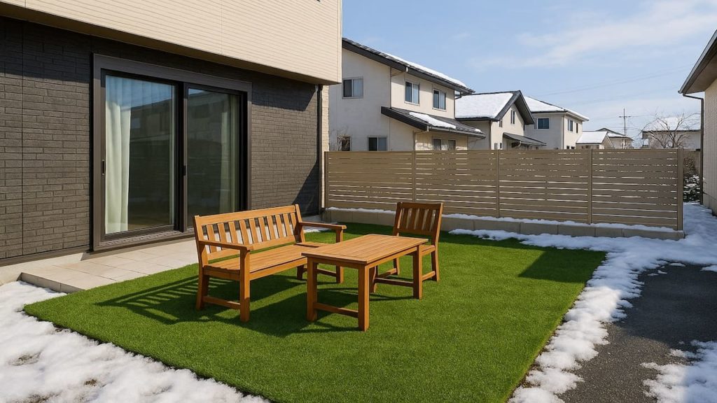 【奥州市】人工芝施工の総額相場｜ペットと暮らす庭の工夫5選