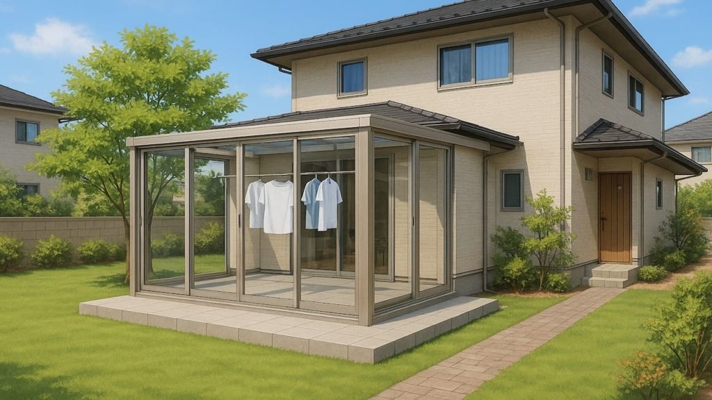 【小山市】テラス囲い・サンルームの総額相場｜洗濯がラクな使い方5つ