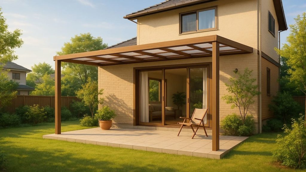 【相模原市】テラス屋根の価格目安｜おしゃれに見せる配置と高さ