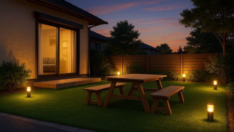 草加市の戸建て外構に施工された人工芝のイメージ