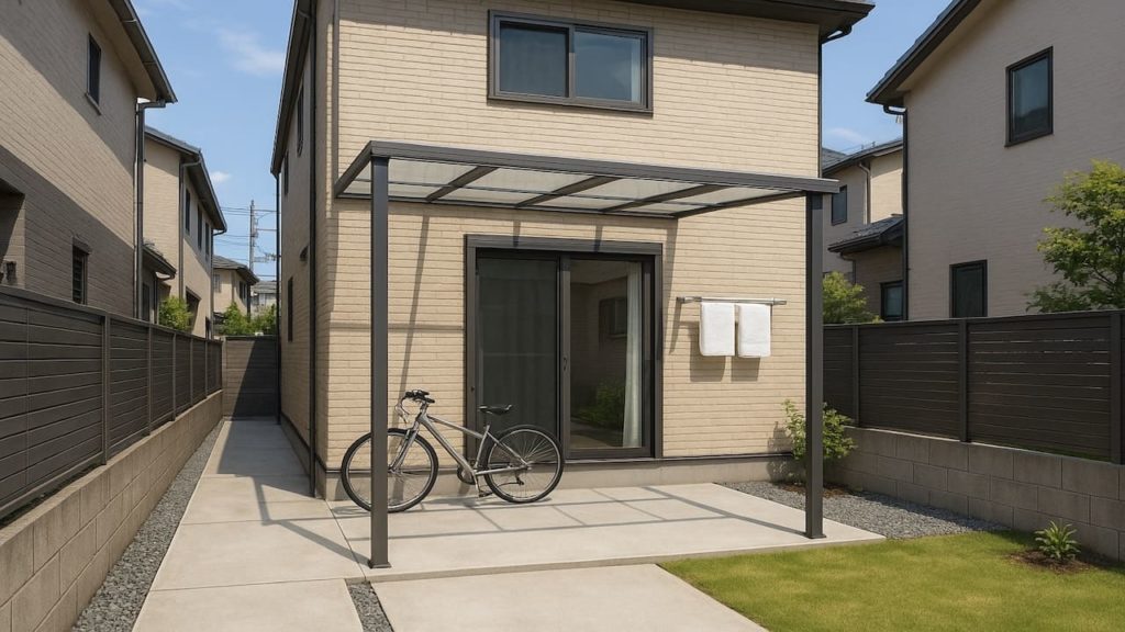 【高槻市】テラス屋根の本体＋施工費の目安｜子育て世帯が感じるメリット