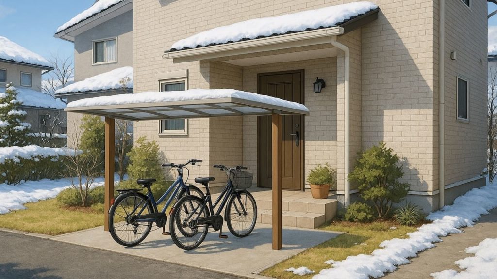 【滝沢市】自転車置き場の価格相場｜夜も安全な照明プラン