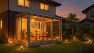 八千代市の戸建て外構に施工されたテラス囲い・サンルームのイメージ