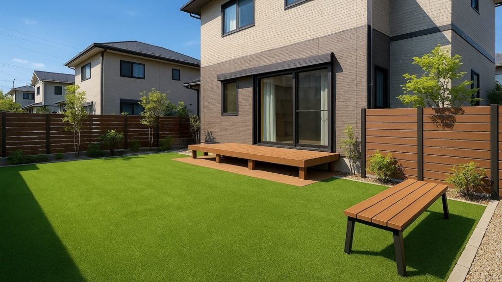 【大和市】人工芝の費用｜雨の日でも使いやすい工夫5つ